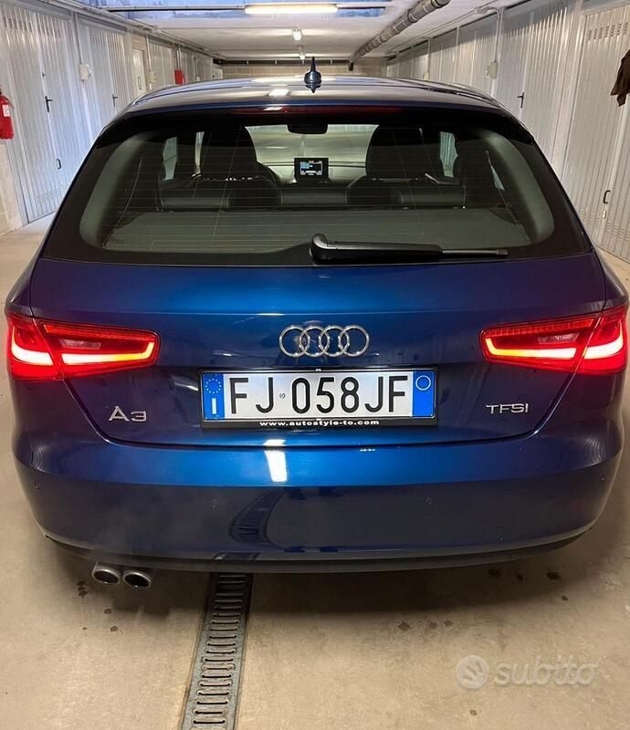 Usata Audi A3 S-Line 150 CV (110 kW) 2017 Blu/azzurro Coupé