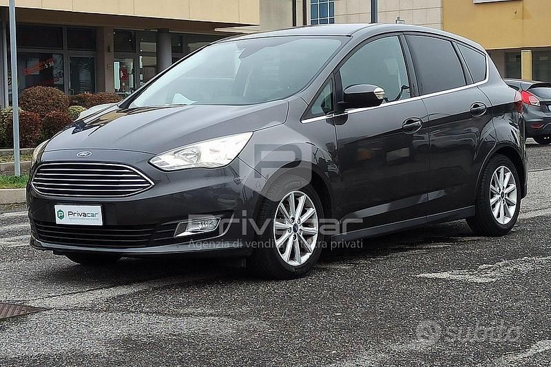 Grigio Usata 2016 Ford C-MAX Titanium Monovolume | 7999 € (Buon prezzo) - Immagine 1/4