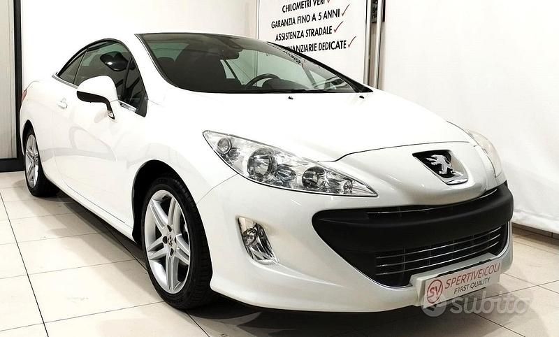 Usata Peugeot 308 CC 119 CV (87 kW) 2010 Bianco Cabrio