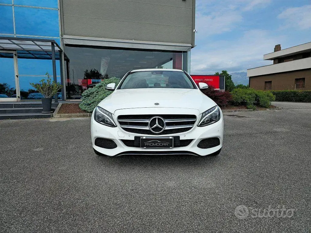 Usata Mercedes C200 184 CV (135 kW) 2017 Bianco Berlina
