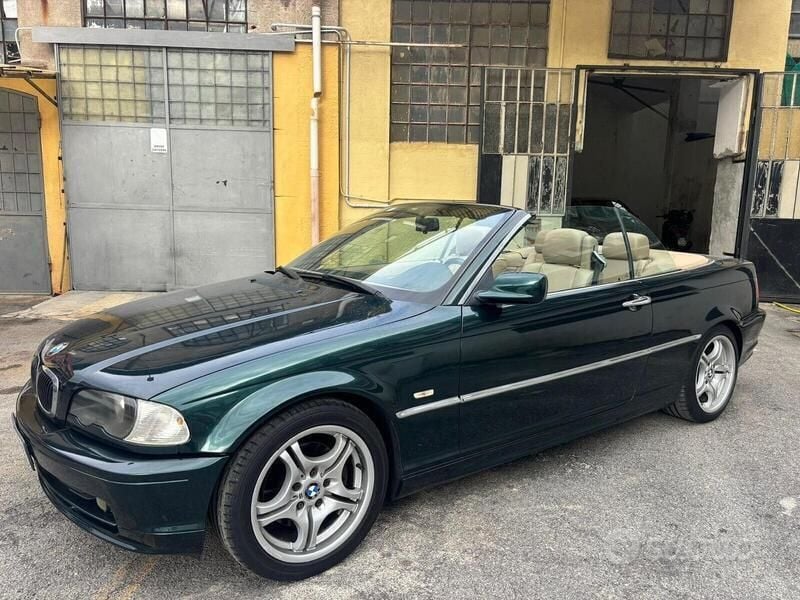Usata BMW 320 Cabriolet Comfort Edition 170 CV (125 kW) 2001 Verde Cabrio