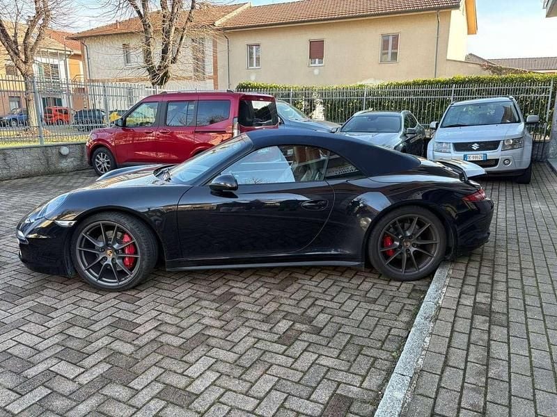 Usata Porsche 991 400 CV (294 kW) 2014 Nero Cabrio