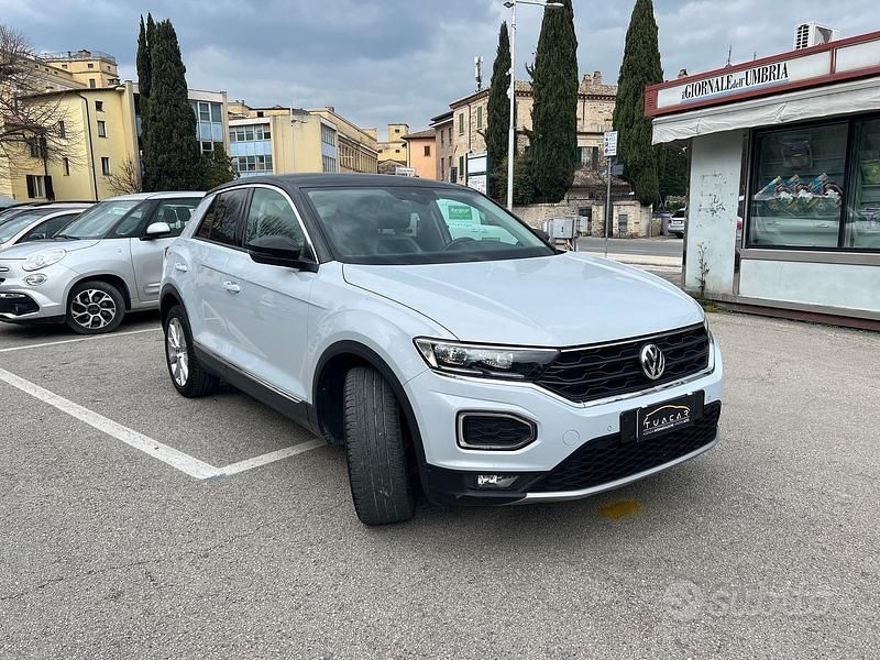 Usata VW T-Roc Advance 150 CV (110 kW) 2019 Bianco SUV