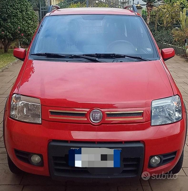 Usata Fiat Panda 4x4 2008 Rosso Utilitaria