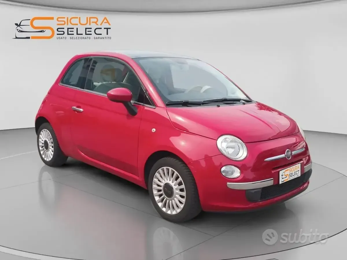 Usata Fiat 500 Lounge 69 CV (50 kW) 2009 Cabrio