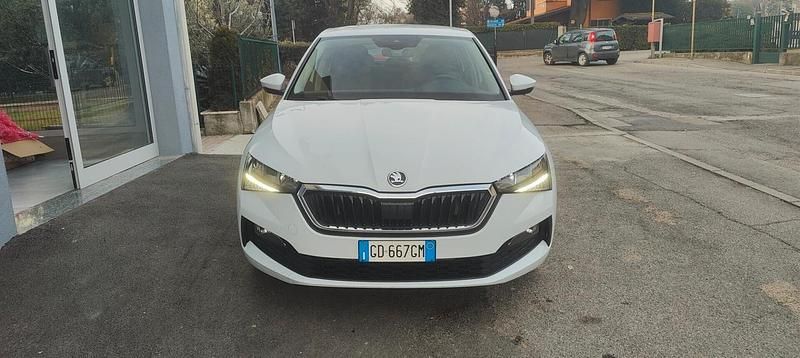 Usata Skoda Scala Ambition 115 CV (84 kW) 2020 Bianco Utilitaria