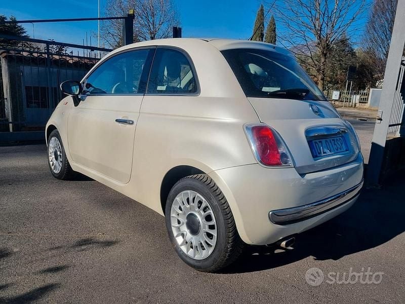 Usata Fiat 500 Lounge 69 CV (50 kW) 2009 Bianco Berlina