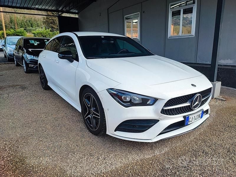 Begagnad Mercedes CLA200 Shooting Brake 150 HK (110 kW) 2022 Vit Kombi