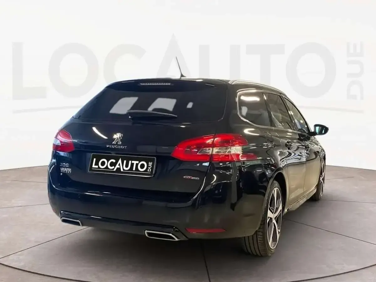 Usata Peugeot 308 SW GT-line 120 CV (88 kW) 2017 Nero Station wagon