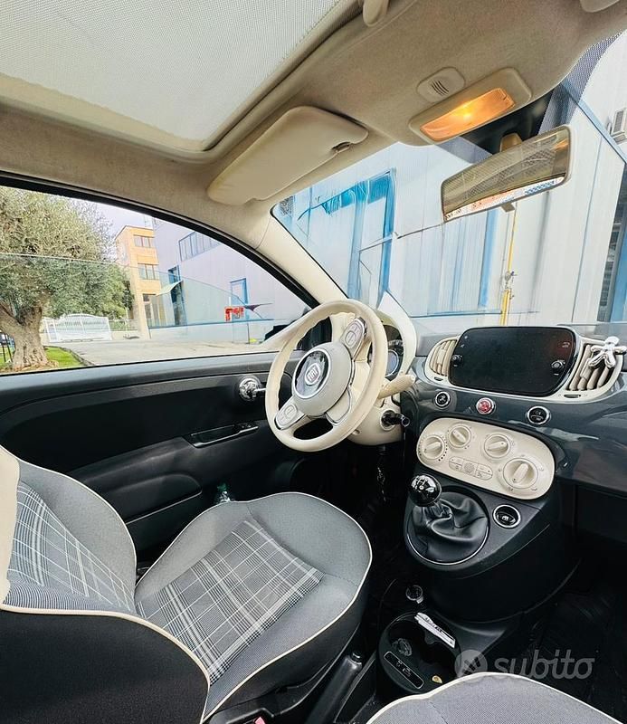 Usata Fiat 500 Lounge 95 CV (69 kW) 2019 Grigio Utilitaria