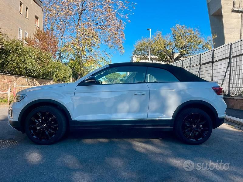 Usata VW T-Roc Cabriolet Style 150 CV (110 kW) 2023 Bianco Cabrio