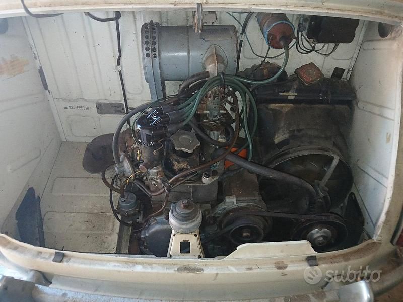 Usata Fiat 600 1950 Bianco Utilitaria