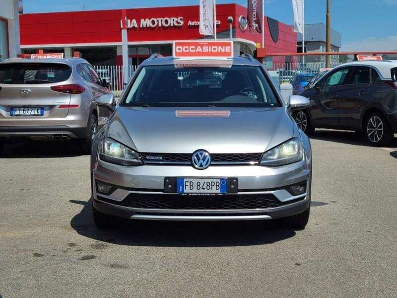 Usata VW Golf Alltrack 184 CV (135 kW) 2015 Grigio metallizzato Station wagon