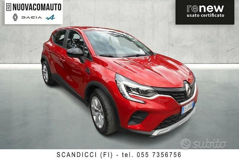 Usata Renault Captur Zen 101 CV (74 kW) 2022 Rosso SUV