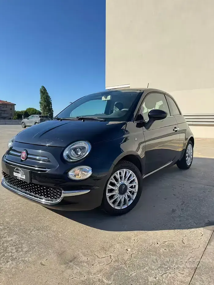 Usata Fiat 500 Lounge 69 CV (50 kW) 2016 Nero Berlina
