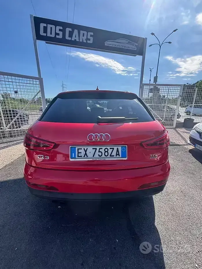 Usata Audi Q3 Advanced 140 CV (102 kW) 2014 Rosso SUV