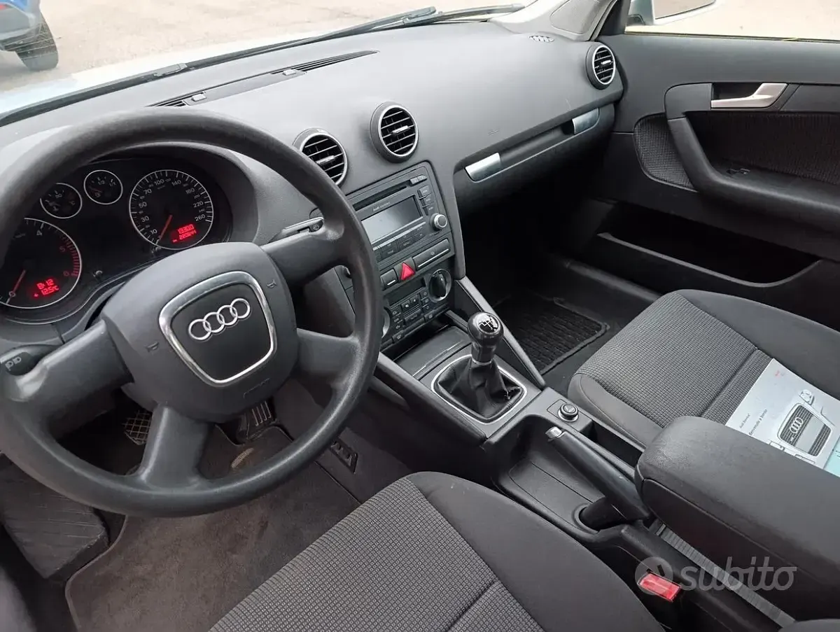 Usata Audi A3 140 CV (102 kW) 2007 Grigio Utilitaria