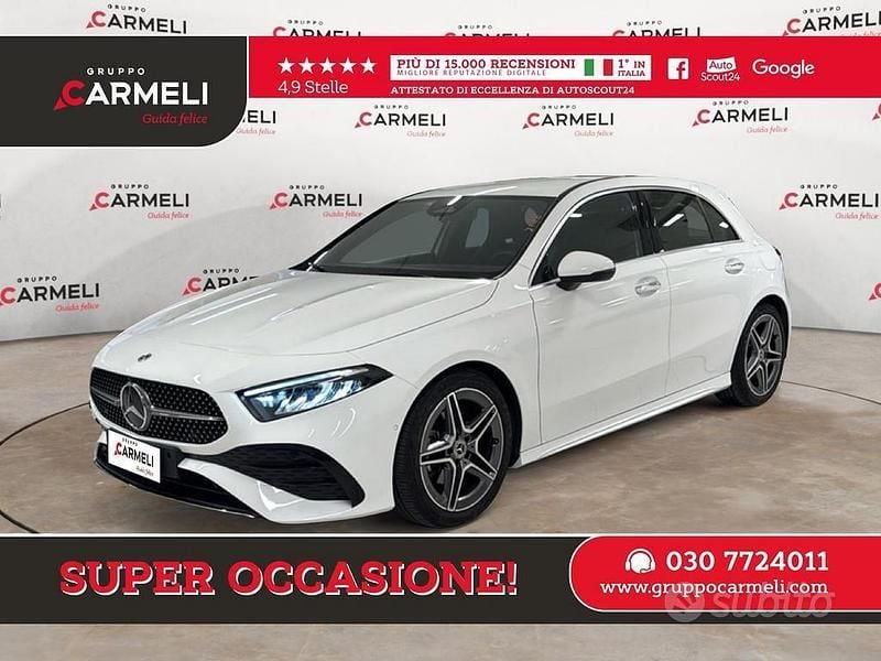 Usata Mercedes A180 Advanced Plus 116 CV (85 kW) 2023 Bianco Berlina