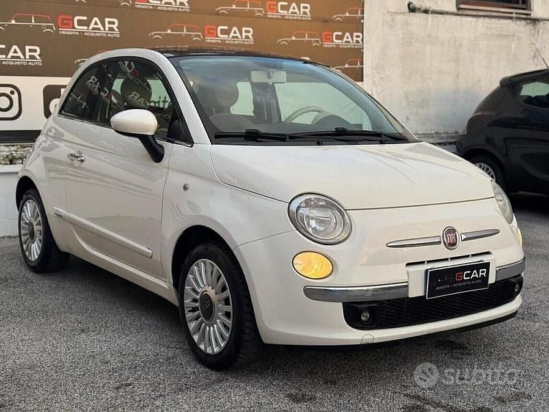 Usata Fiat 500 Lounge 69 CV (50 kW) 2008 Bianco Berlina