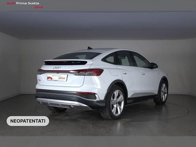 Usata Audi Q4 Sportback e-tron S-Line 210 kW (286 CV) 2024 Bianco ghiacciaio metallizzato SUV