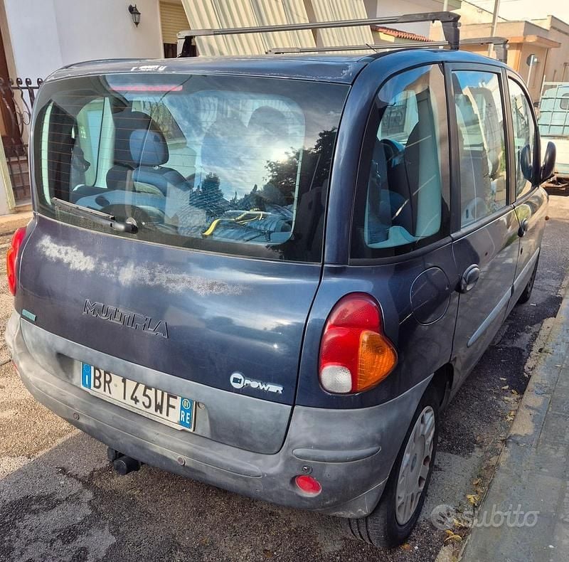 Usata Fiat Multipla 103 CV (75 kW) 2001 Blu/azzurro Monovolume