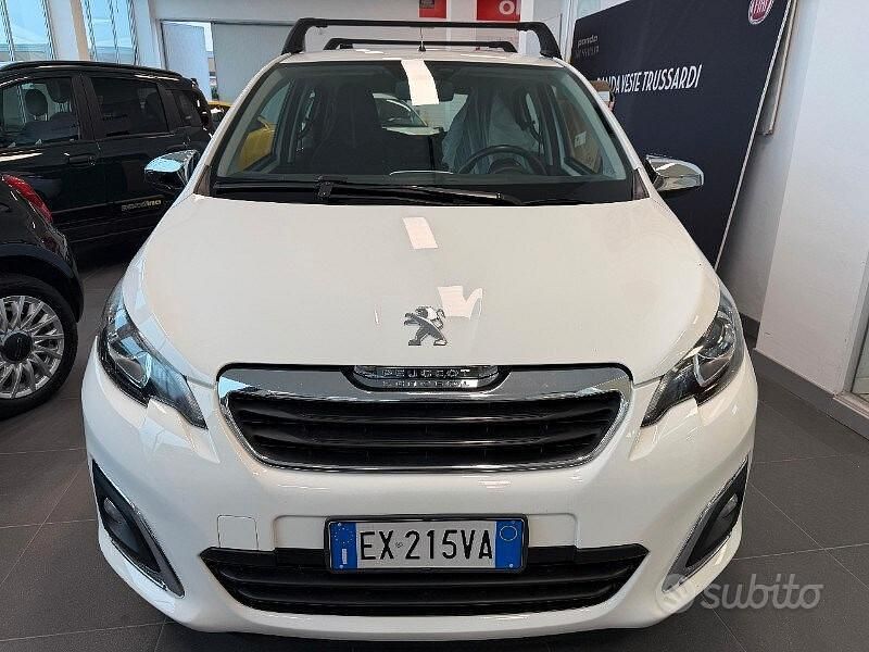 Usata Peugeot 108 Allure 82 CV (60 kW) 2014 Bianco Utilitaria