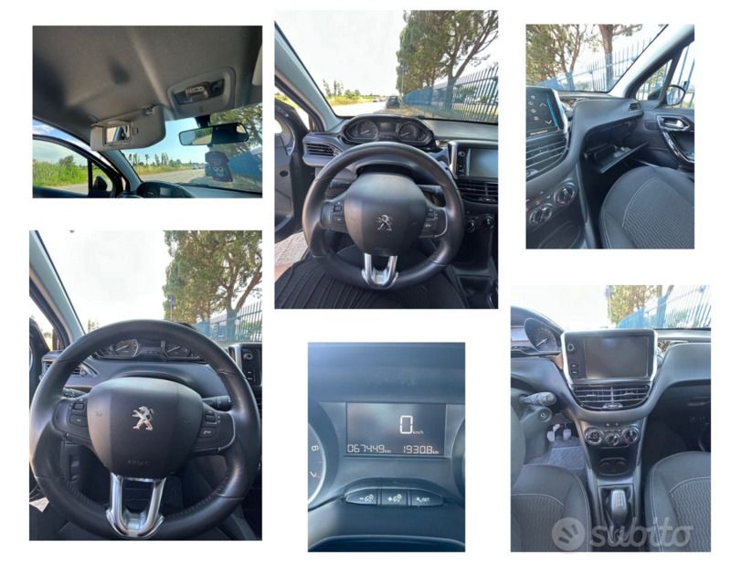 Usata Peugeot 208 Allure 82 CV (60 kW) 2012 Nero Utilitaria