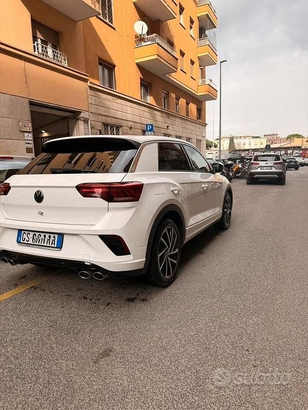 Usata VW T-Roc R 300 CV (220 kW) 2021 Bianco SUV