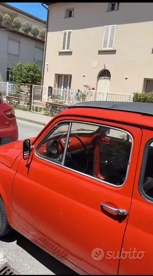 Usata Fiat 500 1970 Rosso Utilitaria