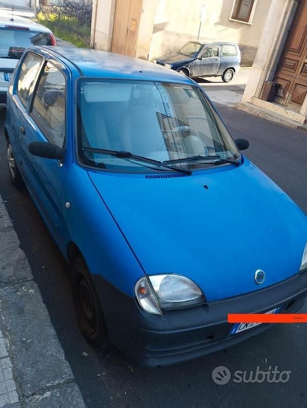 Usata Fiat Seicento Active 54 CV (39 kW) 2004 Blu Utilitaria