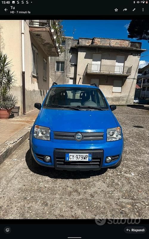 Usata Fiat Panda 4x4 2005 Blu Utilitaria