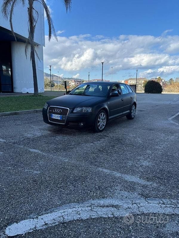 Usata Audi A3 S-Line 140 CV (102 kW) 2007 Nero Utilitaria