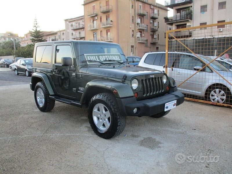 Usata Jeep Wrangler Sahara 177 CV (130 kW) 2008 Verde SUV