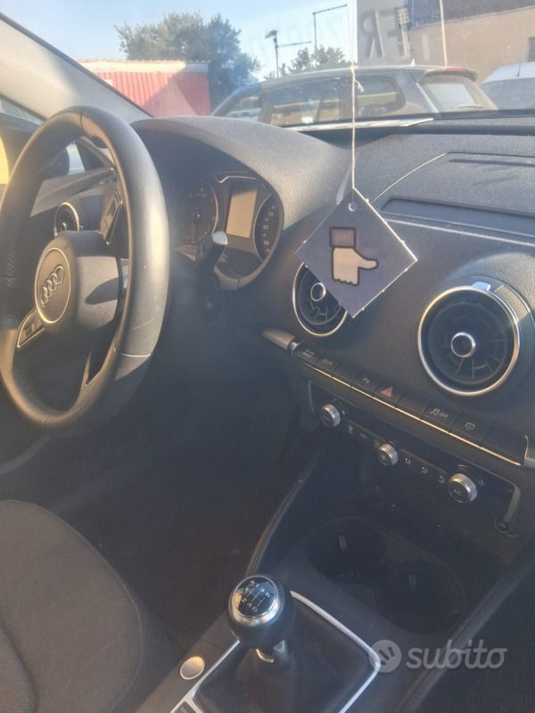 Usata Audi A3 S-Line 110 CV (80 kW) 2018 Nero Utilitaria