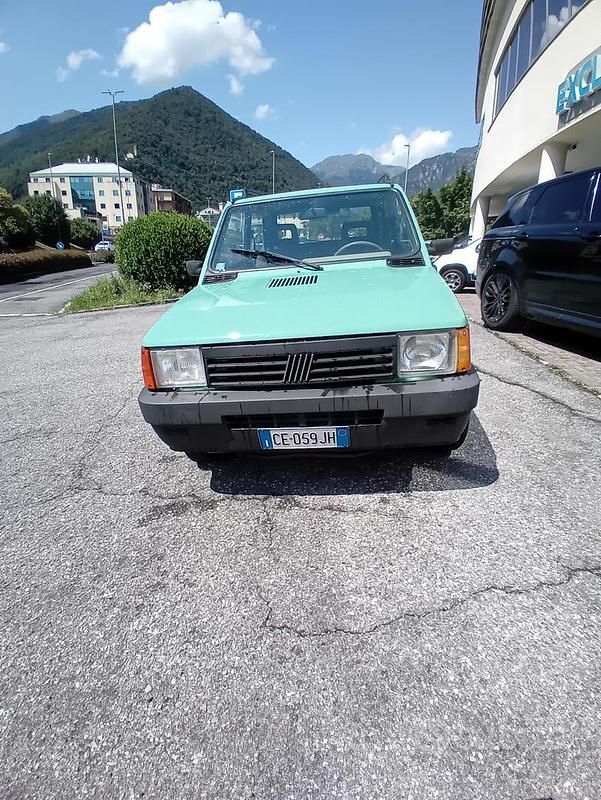 Usata Fiat Panda 4x4 50 CV (36 kW) 2002 Verde Utilitaria