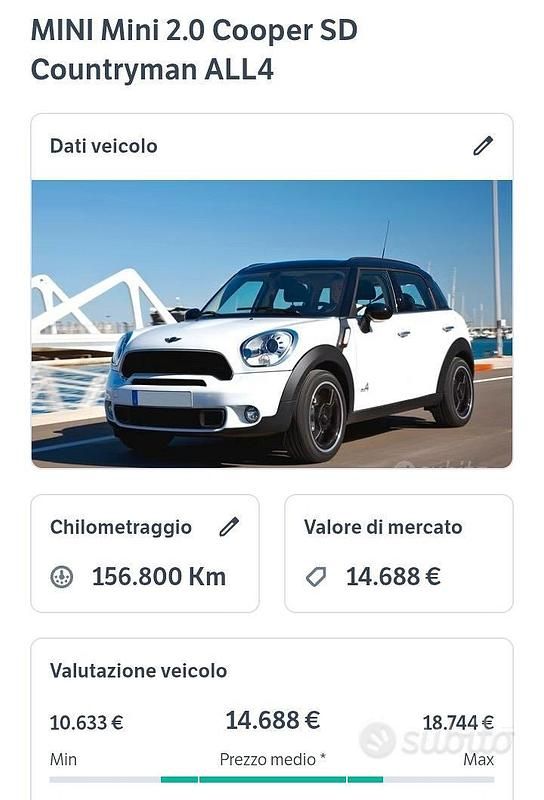 Usata 2013 Mini Cooper SD Countryman SUV | 9490 € (Buon prezzo) - Immagine 1/4