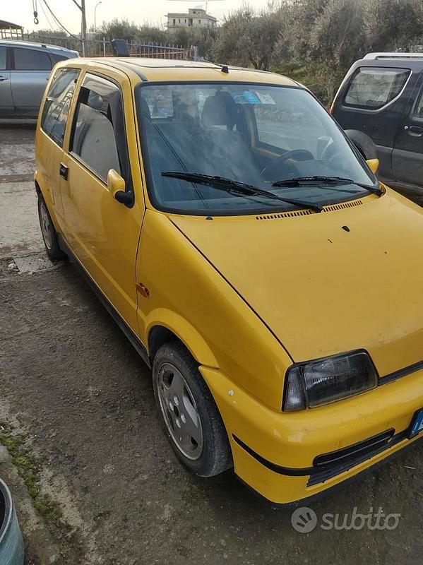 Usata Fiat Cinquecento 1995 Giallo Utilitaria