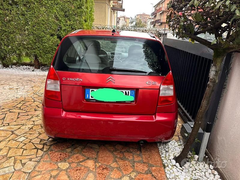 Usata Citroën C2 2008 Rosso Utilitaria