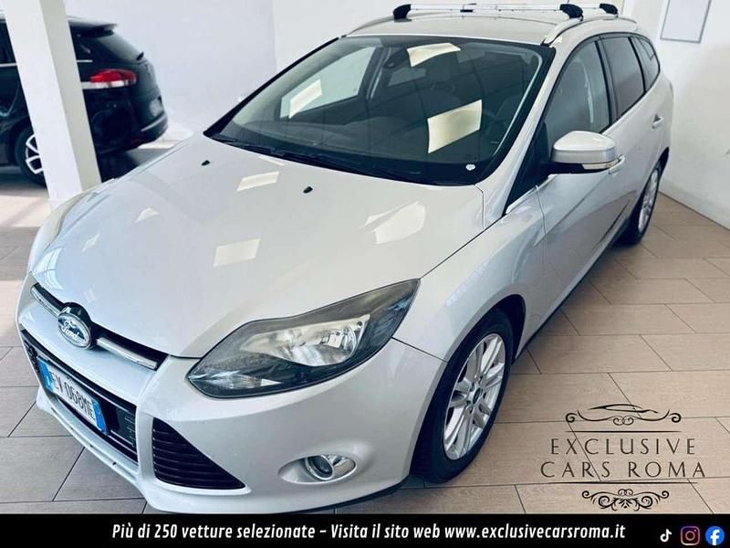 Usata Ford Focus Titanium 116 CV (85 kW) 2014 Argento Station wagon