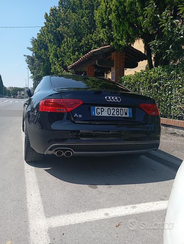 Usata Audi A5 177 CV (130 kW) 2014 Nero Coupé
