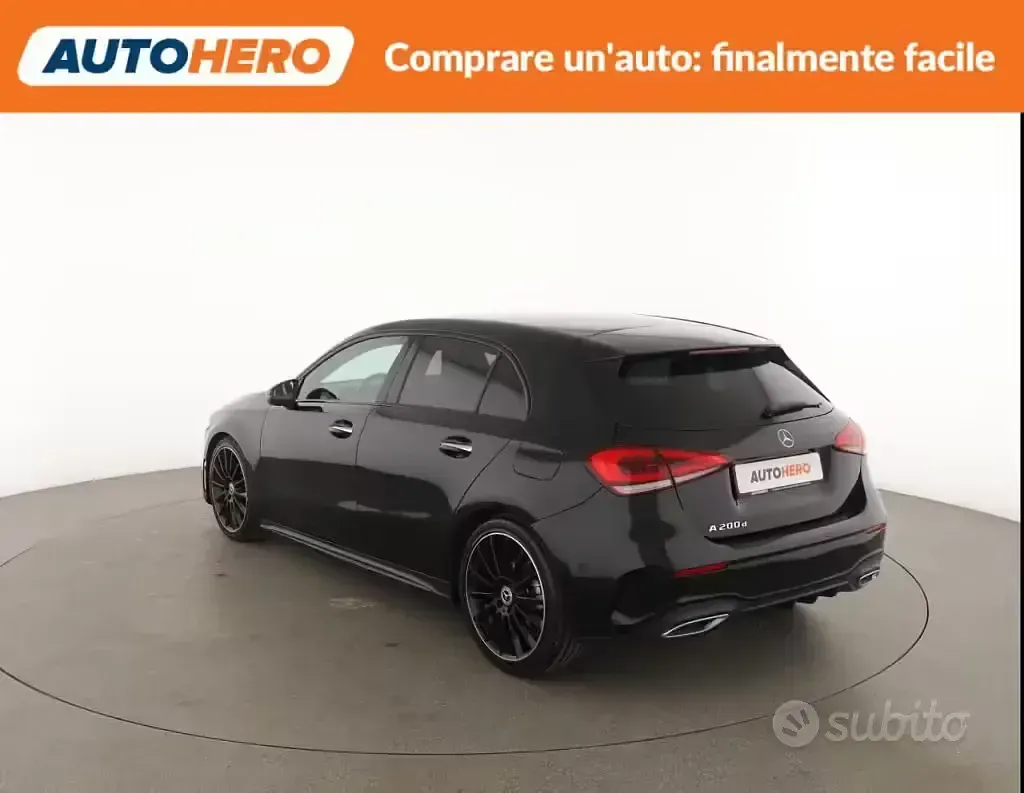 Usata Mercedes A200 AMG line 150 CV (110 kW) 2022 Nero Berlina