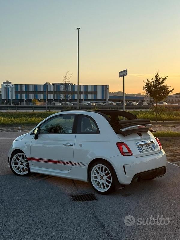 Usata Abarth 500C 2010 Bianco Cabrio