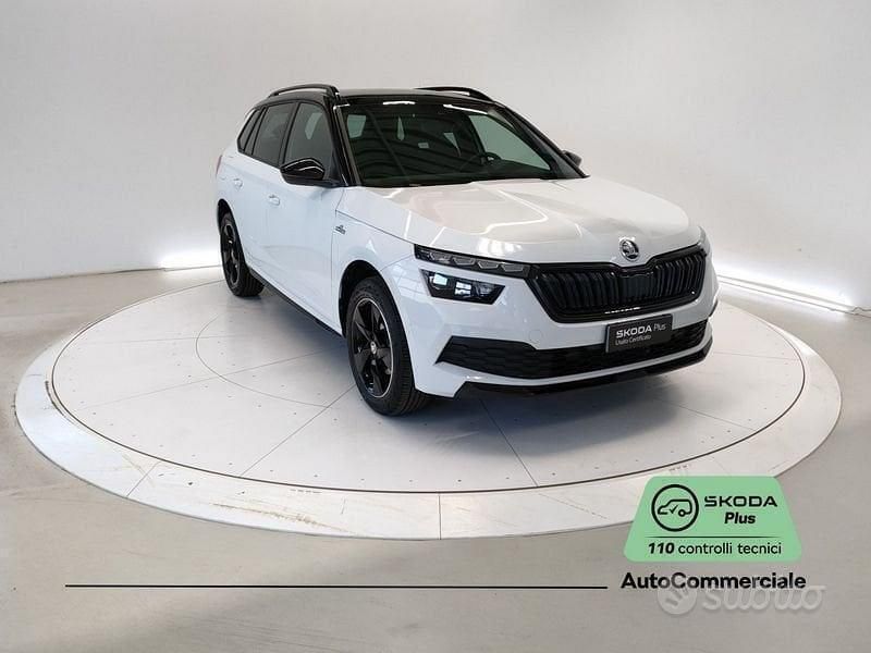 Bianco Usata 2022 Skoda Kamiq Monte Carlo SUV | 20.500 € (Ottimo prezzo) - Immagine 1/4