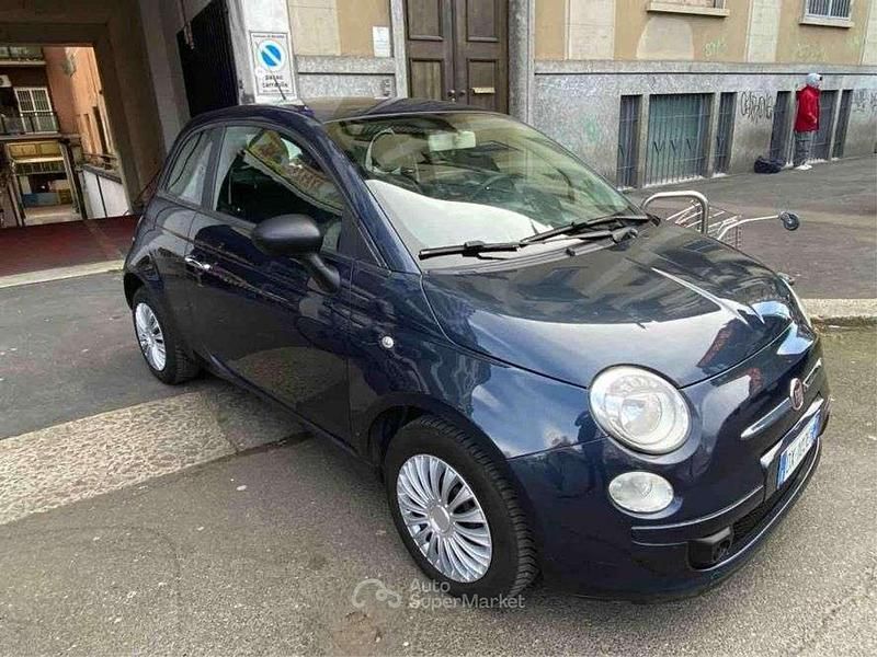 Usata Fiat 500 Pop 69 CV (50 kW) 2009 Blu Cabrio