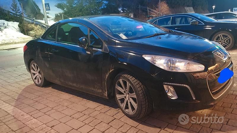 Usata Peugeot 308 CC Allure 112 CV (82 kW) 2013 Nero Cabrio