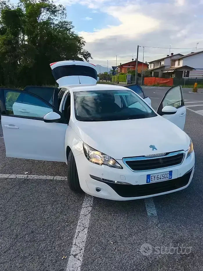 Usata Peugeot 308 120 CV (88 kW) 2015 Bianco Station wagon