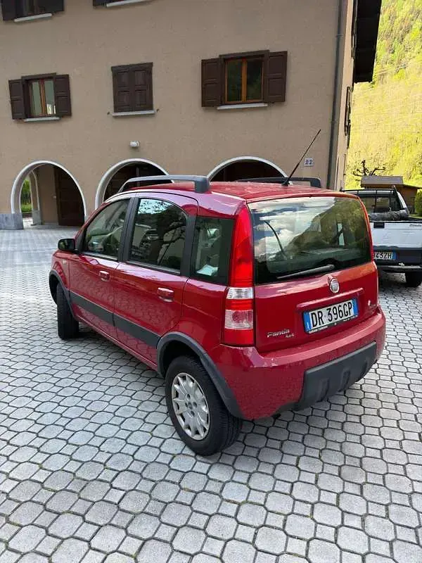 Usata Fiat Panda 4x4 69 CV (50 kW) 2008 Rosso Utilitaria