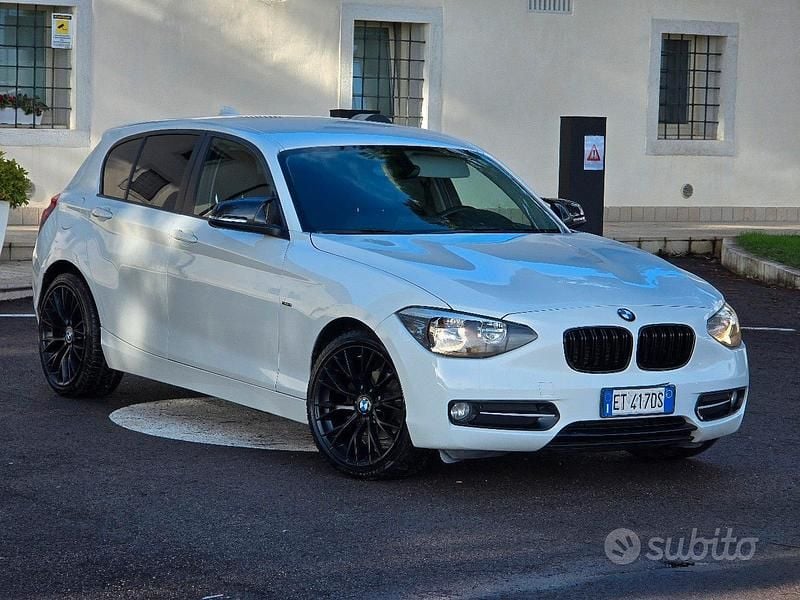 Usata BMW 118 Sport Line 140 CV (102 kW) 2013 Bianco Utilitaria