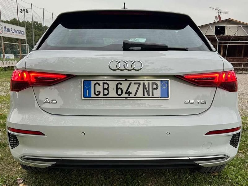 Usata Audi A3 Advanced 150 CV (110 kW) 2020 Bianco Berlina