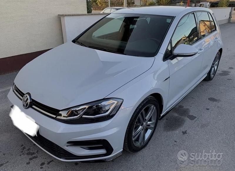 Usata VW Golf VII R-line 110 CV (80 kW) 2019 Bianco